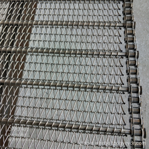 Chain Wire Mesh Belt Argon Welding Stainless Steel Conveyor Chain Belt Manufactory